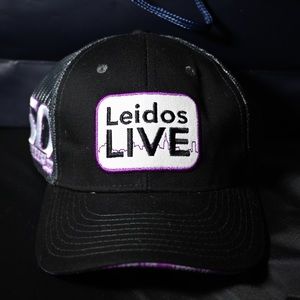 Black and Silver Hat (Adjustable)